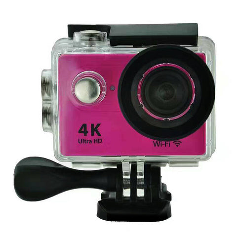 4K Ultra HD 12 Megapixel 170° Wide Angle Lens Action Camera - 1080p Wifi Sports Camera