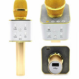 TUXUN Q7 Mini KTV Karaoke Wireless Bluetooth Microphone with Mic Speaker Condenser