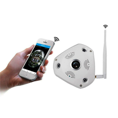 1080P 360°Panoramic CCTV Camera -  1.3MP HD Wireless VR IP Surveillance Wifi Cam