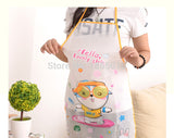 Cute Characters Apron Kit - Waterproof Kitchen Aprons For Men And Women