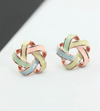 Trendy Color Stripe Earrings Fashion Jewelry for Women