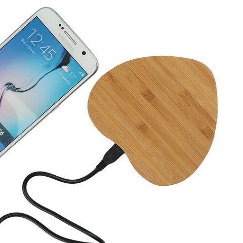 Stylish Wooden Wireless Charger Pad For Samsung