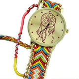 New Dreamcatcher Women's Watch - Friendship Pattern Braided Bracelet