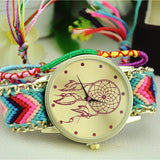 New Dreamcatcher Women's Watch - Friendship Pattern Braided Bracelet