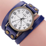 Luxury Men's Watch PU Leather Bracelet - Fashionable Wristwatch