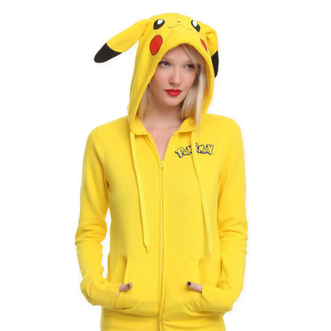 Women Pokemon Pikachu Hoodie