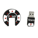 Very Cool! Poker Stars Chips USB Flash Pen Drive - 2GB 4GB 8GB 16GB 32GB 64GB
