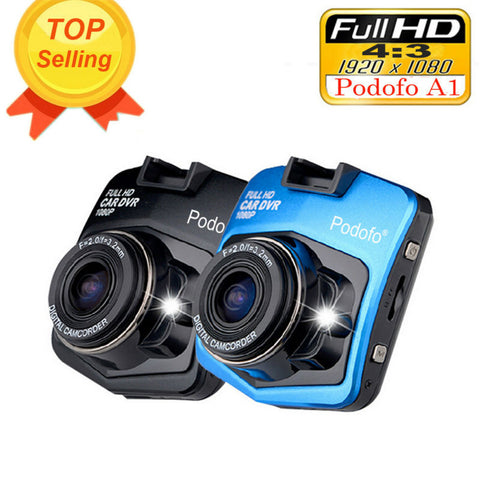 Full HD 1080P Video Recorder with G-sensor Night Vision Dash Cam - Original Podofo A1 Mini Car DVR Camera Dashcam