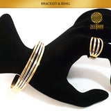 Zeeqann Elegant Bracelet & Ring Jewelry Set