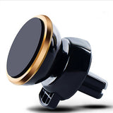 Universal Air Vent Reinforced Magnetic Cellphone Car Holder - (GPS or other gadgets)