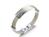 InFaith™ "The Prayer" Stainless Steel Band Faith Bracelet