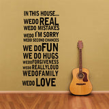 Lounge Room Quotes Wall Decal - Vinyl Wall Art Sticker Family Room