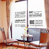 Lounge Room Quotes Wall Decal - Vinyl Wall Art Sticker Family Room