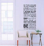 Lounge Room Quotes Wall Decal - Vinyl Wall Art Sticker Family Room