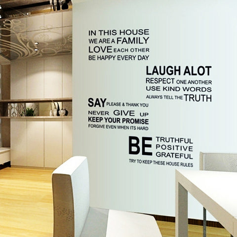 Lounge Room Quotes Wall Decal - Vinyl Wall Art Sticker Family Room