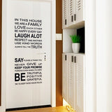 Lounge Room Quotes Wall Decal - Vinyl Wall Art Sticker Family Room