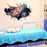Outer Space Design Wall Decal - Vinyl Wall Art Sticker Bedroom