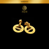 Zeeqann Women Round Gold Earrings, Ring, Bracelet & Necklace Jewelry Set (Limited Stock) Ladies Fashion