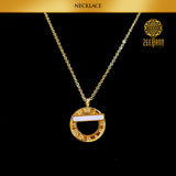 Zeeqann Women White Bar Round Earrings, Ring, Bracelet & Necklace Jewelry Set (Limited Stock) Ladies Fashion