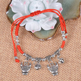 Chinese Zodiac Lucky Charm Red String Bracelet