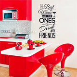 Kitchen Quotes Wall Decal - Vinyl Wall Art Sticker Dining Room