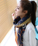 Trendy  Blue and White Porcelain Style Fashion Scarf Shawl