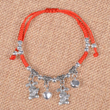 Chinese Zodiac Lucky Charm Red String Bracelet