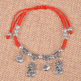 Chinese Zodiac Lucky Charm Red String Bracelet