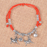 Chinese Zodiac Lucky Charm Red String Bracelet