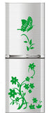Refrigerator Art Sticker - Butterfly Pattern Fridge Decal
