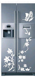 Refrigerator Art Sticker - Butterfly Pattern Fridge Decal