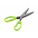 Multi-Chop Stainless Steel 5 Layers Scissors