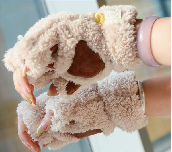 bear paw mittens
