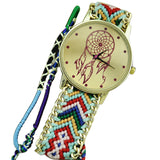 New Dreamcatcher Women's Watch - Friendship Pattern Braided Bracelet
