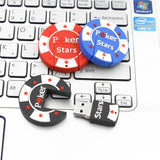 Very Cool! Poker Stars Chips USB Flash Pen Drive - 2GB 4GB 8GB 16GB 32GB 64GB