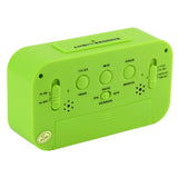 LED Illuminating Alarm Clock with LCD Display for Home, Office or Car