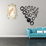 Modern Quartz Wall Clock Design - Living Room Decorative Mirror Clock