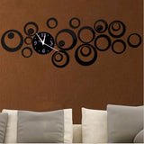 Modern Quartz Wall Clock Design - Living Room Decorative Mirror Clock
