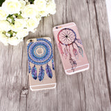 Colorful Paisley / Mandala Clear Silicone Soft Cover Case - iPhone 7/6/6S/7lus/6Plus/6sPlus